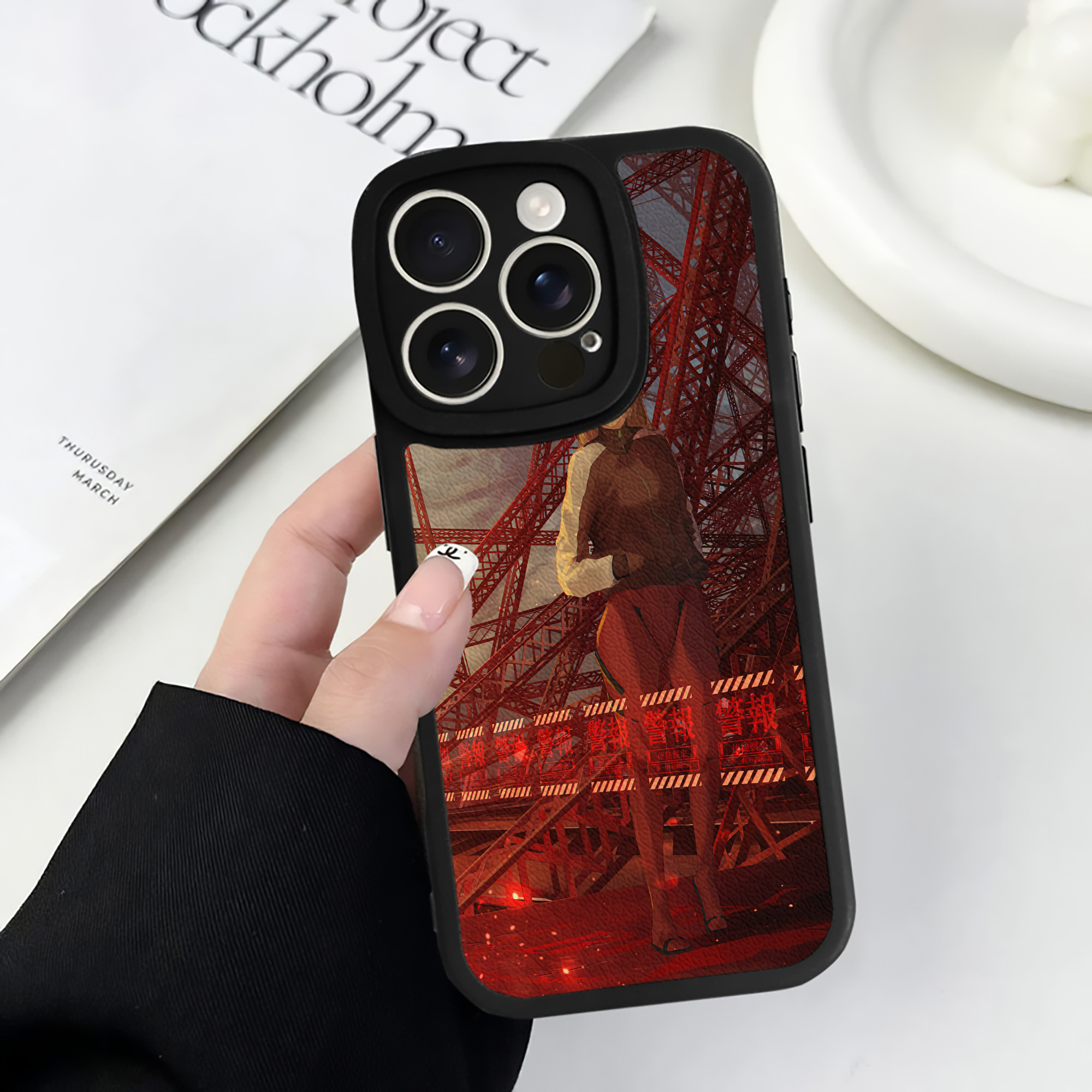 （画像用） EVA 新世紀エヴァンゲリオン 【iPhone 16シリーズ対応】シリコンスマホケース（レザー調） 材質：シリコン